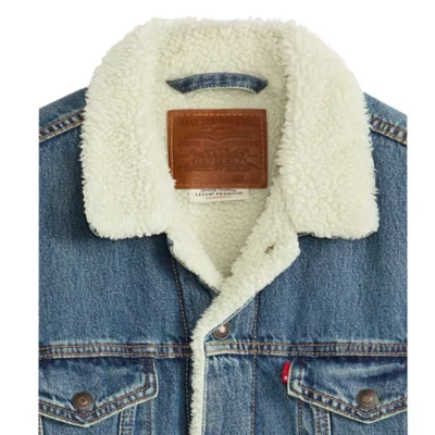 Veste En Jean Levi's Trucker Pour Homme - Taille L, Bleu, Occasion Très Bon état