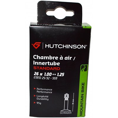Hutchinson Chambre à Air Standard 700x28-35 – Valve Schrader, épaisseur 0.9mm Anti-crevaison