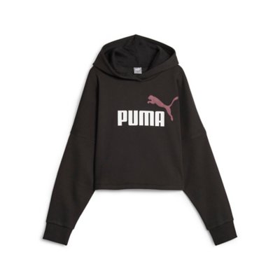 Sweatshirt À Capuche Fille Ess Logo Cropped PUMA | INTERSPORT