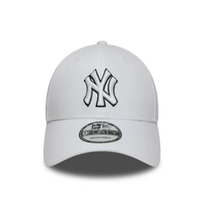 Casquette plate bleue marine et blanche ajustée 59FIFTY Day Low Profile New York Yankees MLB New Era
