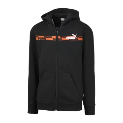 Sweat Zippé No Fear Garçon 13 Ans - Noir Motif Géométrique Coton - Occasion Bon état