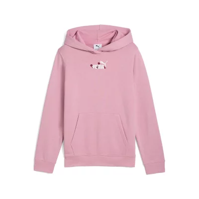 Puma Essentials Pull Puma Enfant Rose Sweatshirt à Capuche Enfant
