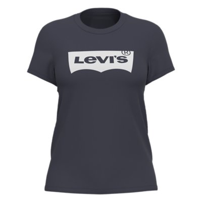 T shirt levis store femme noir et doré