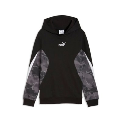 Sweat - Pull à capuche zippé Noir avec logo fleuri - Arte Antwerp – isciacus store
