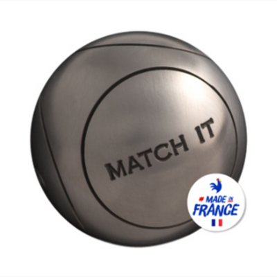 Jeu De Pétanque Obut Match – 71 Mm, 680 G, Strié 1 – 3 Boules + Jack + Sac – Acier Carbone Semi-souple