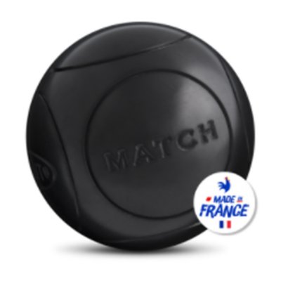 Jeu De Pétanque Obut Match Noire – 3 Boules 71mm, Acier Carbone, Demi-tendre, Housse Et But Inclus
