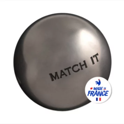 Boule De Pétanque OBUT MATCH IT - 75mm, 700gr - Surface Lisse - Légère Et Maniable