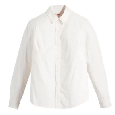 BARCLAYW – Chemise Lin Manches longues Coupe slim – Femme – Bleu Ciel – Jacobs & Jacobs Originals