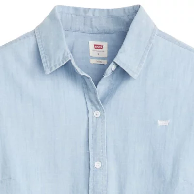 Levi's Chemise Classic Fit Femme - 100% Coton, Col Boutonné, Lavage Machine, Style Intemporel