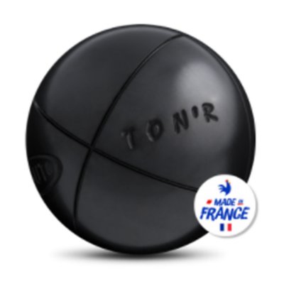 Boules De Pétanque Obut Match Plus 73mm - 690g - Noir - Pour Pointeurs Et Tireurs