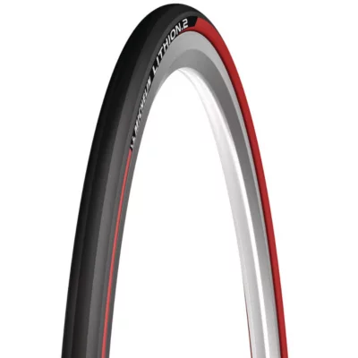 Pneu Vélo Route Michelin Lithion 700x25c (25-622) - Noir - Fabriqué En France - NEUF