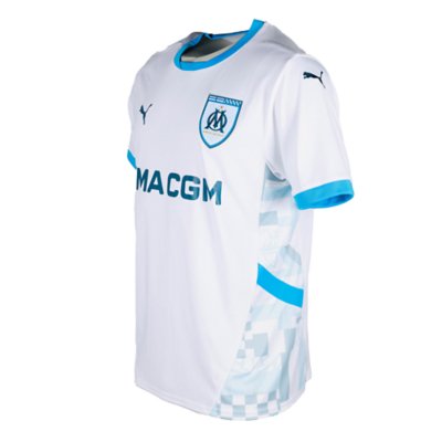 Maillot Olympique Marseille Domicile 2021/22 - PUMA, Blanc, Taille L Homme