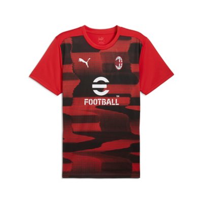 maillot d'entraînement de football homme ac milan pré-match