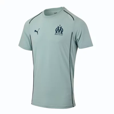 Marseille Sous Pull Homme Puma OM Sweat 1/2 Zip Beige Homme Puma