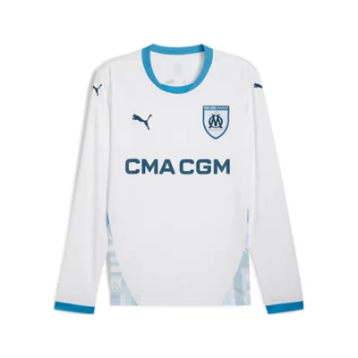Maillot De Football Homme Olympique De Marseille Domicile Blanc et
