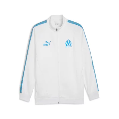 Veste De Football Homme OM KING ANTHEM Blanc PUMA INTERSPORT