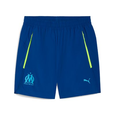 short d'entraînement de football homme om pumatech relaxed woven