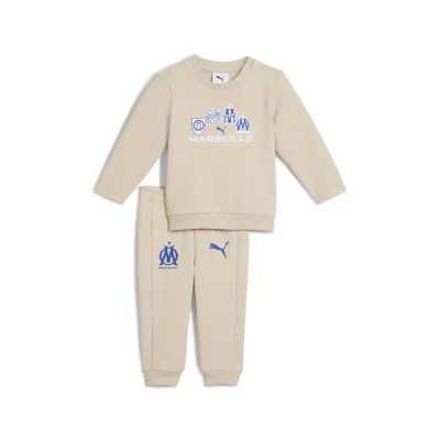 Survêtement Bébé OM FtblCULTURE Beige et bleu PUMA INTERSPORT