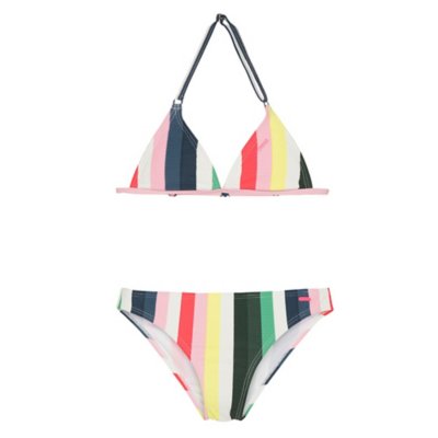 Bikini Fille Justice 2 Pièces – Multicolore Imprimé Jaune Fleur – Taille 6 – Neuf