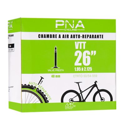 Chambres à Air Vélo 27,5 Pouces - Lot De 2 - Valve Presta 48 Mm - Pour Pneus 2.1 à 2.6" - Caoutchouc Butyle - Marque Fincci