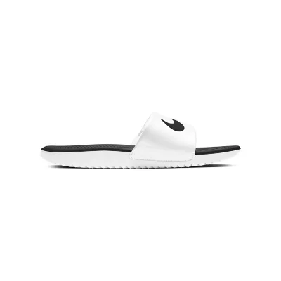 Claquettes Enfant Kawa Blanc et noir NIKE INTERSPORT