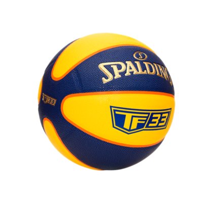 Ballon De Basketball TF 33 GOLD YELLOW BLUE SZ SPALDING INTERSPORT