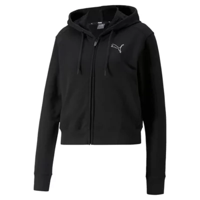 Sweat à capuche zippé Y2K Star en Noir| BE