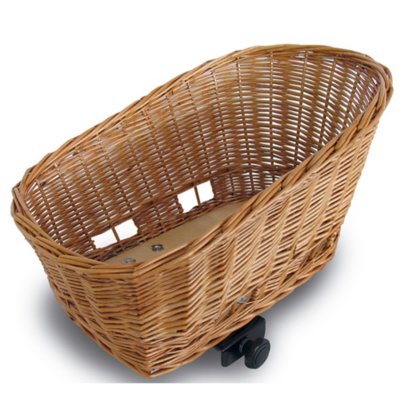 Basil Denton L panier en osier vélo sur porte bagage
