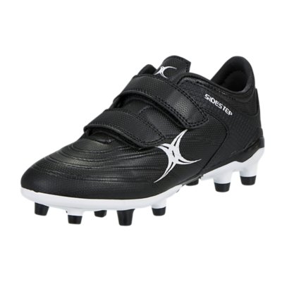 Chaussures De Rugby Moulees Garcon SIDESTEP X15 MSX MINI VELCROS NOIR GILBERT INTERSPORT