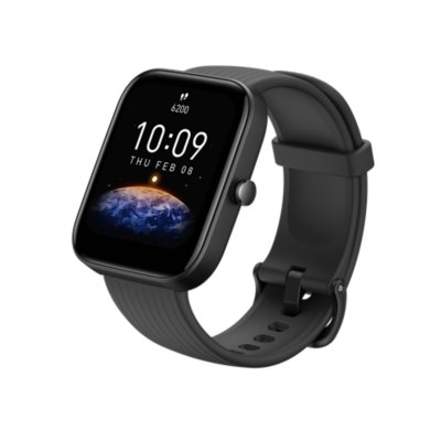 Montre Connect e BIP 3 PRO BLACK NOIR AMAZFIT INTERSPORT