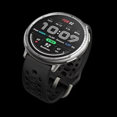 Montre GPS Cardio Active Noir AMAZFIT INTERSPORT