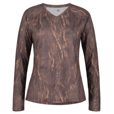 Rukka Tee Shirt De Running A Manches Longues Femme Rukka Muotka Print