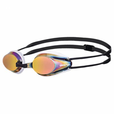 Lunettes de natation Arena Lunette natation piscine Tracks mirror wht/red  Rouge taille : UNI réf : 41305