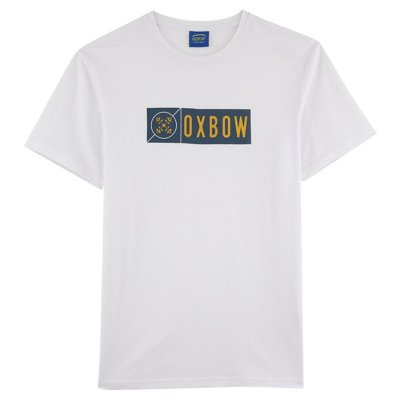 Tee-shirt Manches Courtes OXBOW LEGEND - Col Rond, Motif Imprimé - Coton Et Polyester Recyclé 160 G/m²