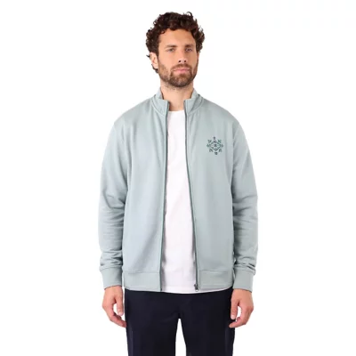OXBOW Sweat Zippé Tabula Été 2025 Sans Capuche - Logo 4 Flowers, Confort Écologique