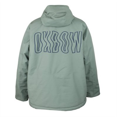 Veste Bomber OXBOW STOPOVER Hiver 2025 - Canvas Coton Laminé, Col Velours, Poches Zippées - 9