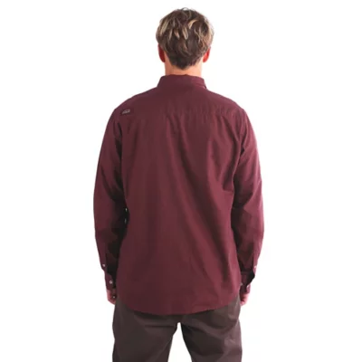 Exofficio Chemise Homme XL Rouge Nylon Mélangé Ventilé Manches Longues