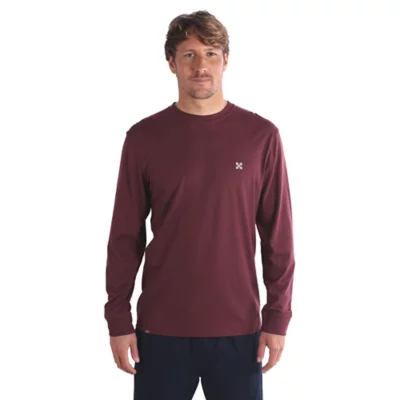 Tee-shirt à Manches Longues Homme Tebaz Noir