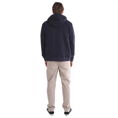 Sweat à Capuche Oxbow Doublure Sherpa - Hiver 2025, Zip Entier, Poches Latérales - Look Surf Confortable