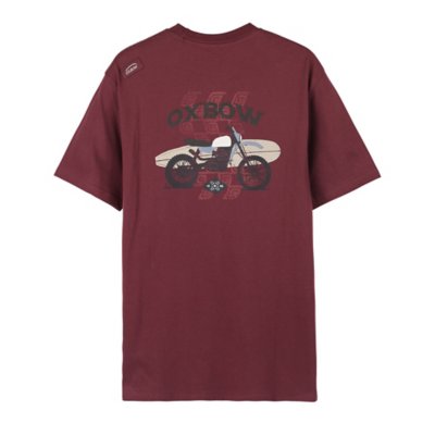 Tee-shirt Manches Courtes OXBOW FRAMED - Col Rond, Motif Surf, Coton Peigné Et Polyester Recyclé - 3