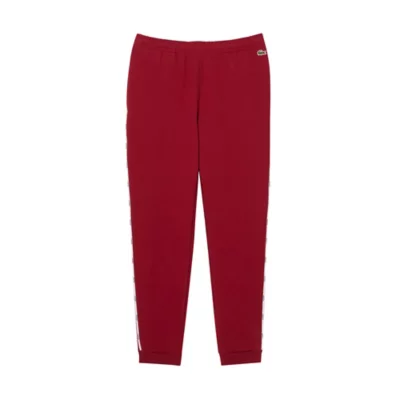 Jogging Homme En Coton Rouge LACOSTE INTERSPORT