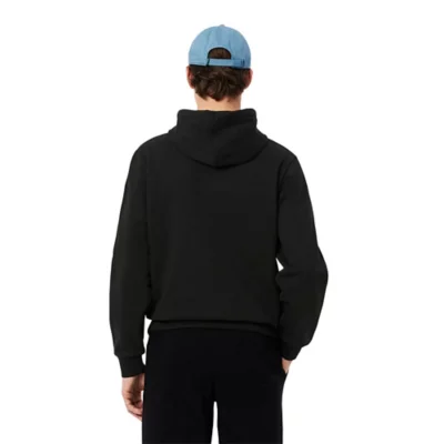 Sweatshirt À Capuche Homme En Coton Noir LACOSTE | INTERSPORT