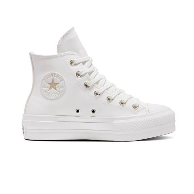 Converse basse shop blanche femme intersport