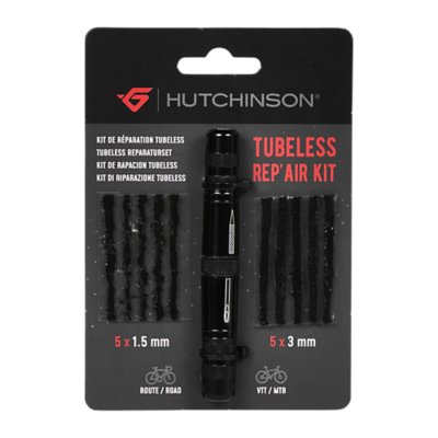 Kit de réparation pneus vélo tubeless à mèches Hutchinson