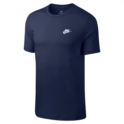 Nike Swoosh T Shirt Nike Blanc Et Bleu Tee-shirt À Manches Courtes