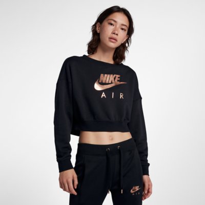 crop top nike sweatshirt