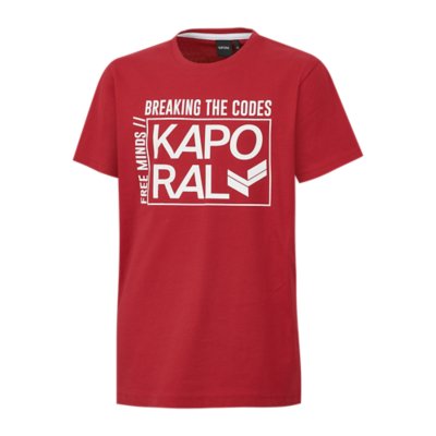 Tee shirt Manches Courtes Gar on PIMUS ROUGE KAPORAL INTERSPORT