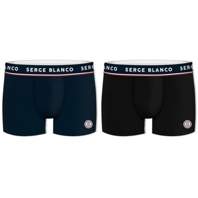 Boxer homme en coton - Lot de 2 Multicolore BCX2FR  SERGE BLANCO