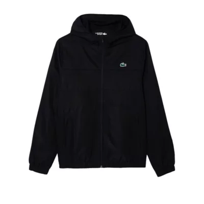 Veste Lacoste Noir Doudoune Capuche Lacoste Puffer Jacket Manteau