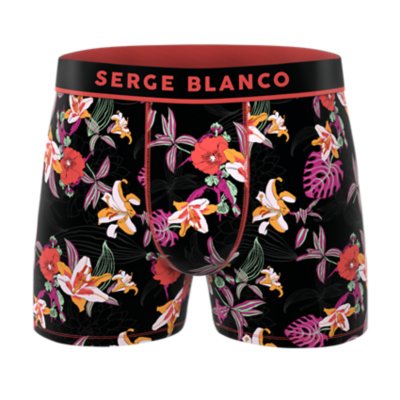 SERGE BLANCO Lot de 3 Boxers Homme Microfibre | Boxer Rugbyman